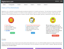 Tablet Screenshot of biglearners.com
